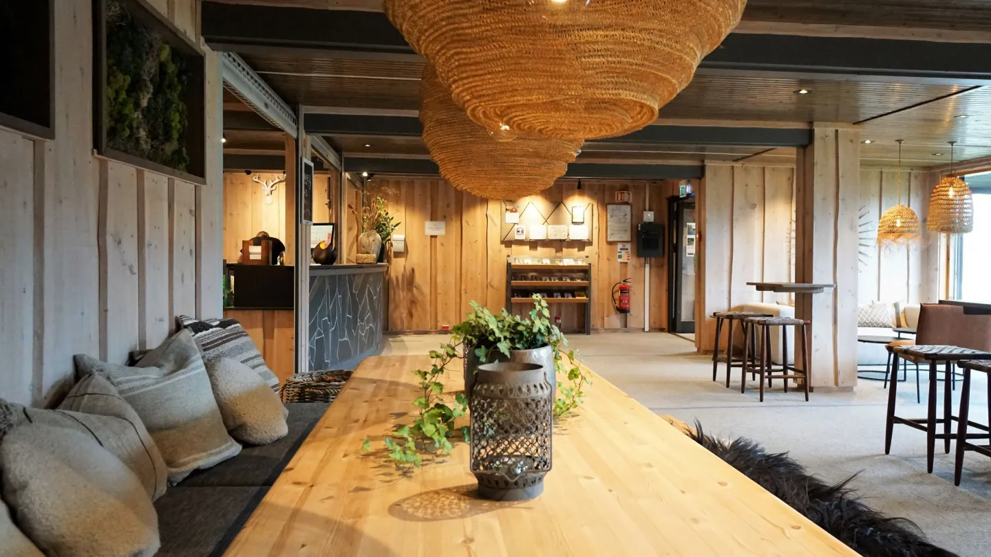 Reception lounge area