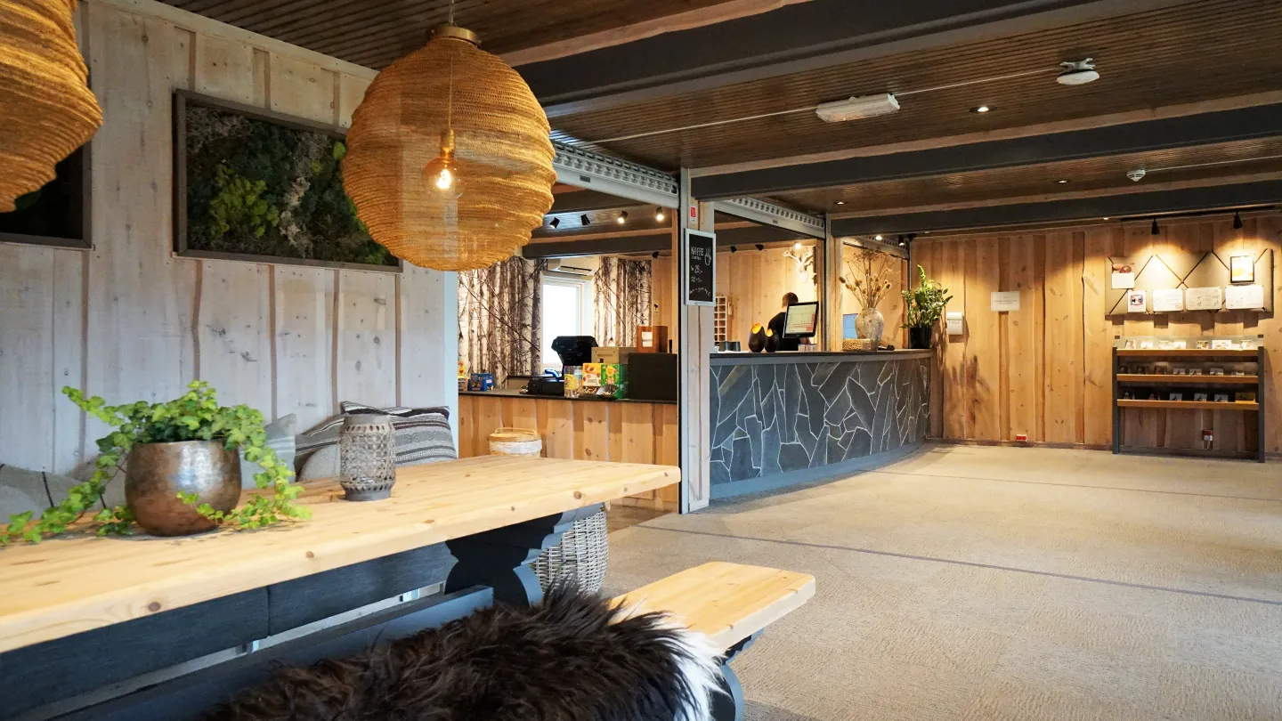 Reception lounge area