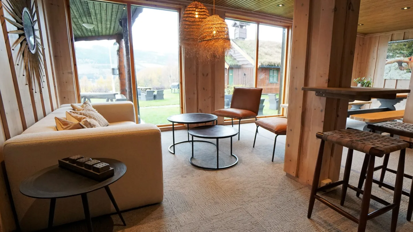 Reception lounge area